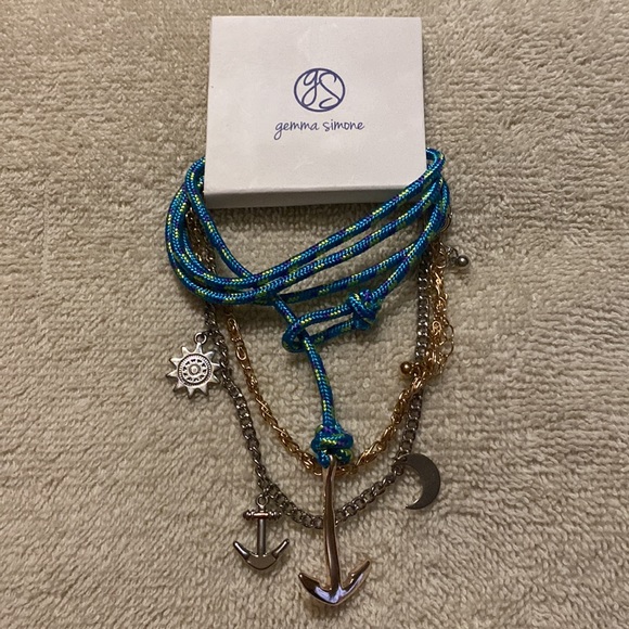 Gemma Simone Multi-Color Voyage Bracelet and Anklets Set - Picture 2 of 2